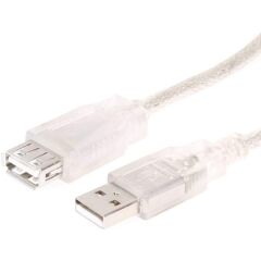 USB UZATMA KABLO 47 CM ŞEFFAF (4944)