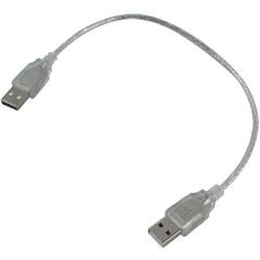 USB ERKEK-ERKEK KABLO 40 CM ŞEFFAF (4944)