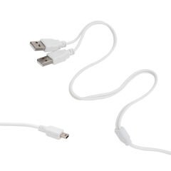 USB 2 X ERKEK - MİNİ USB 5 PİN (2.0V) 1.5 METRE KABLO (4944)